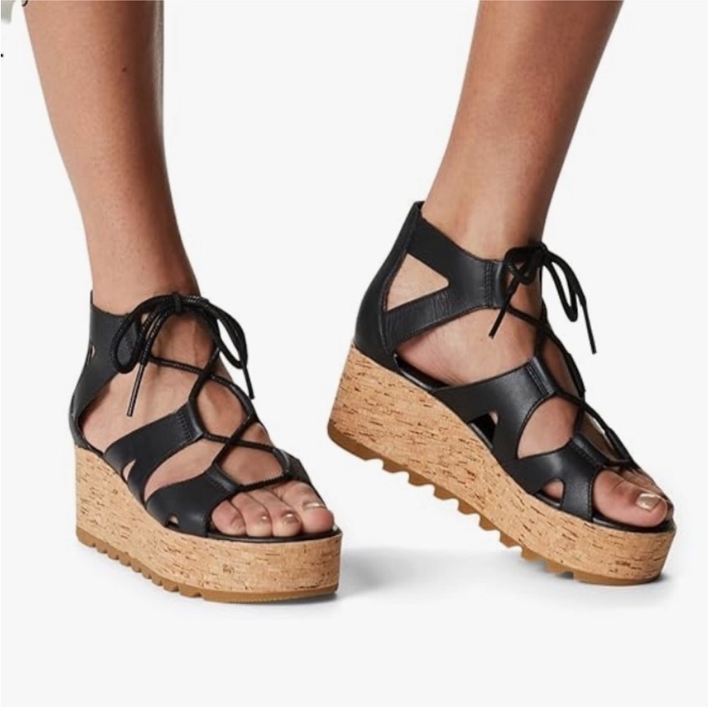 Sorel Cameron Flatform Sandals 8.5 - Picture 1 of 7